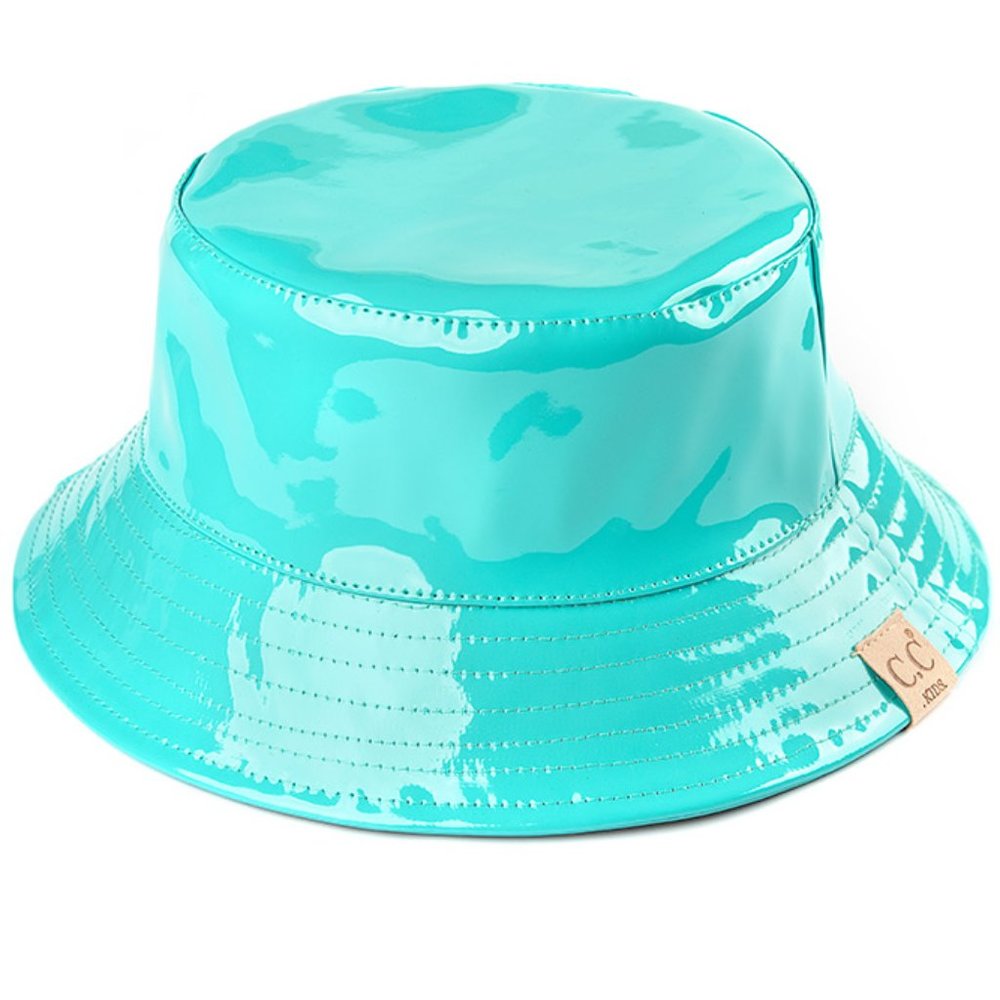 C.C Children Waterproof Shiny Rain Bucket Hat
